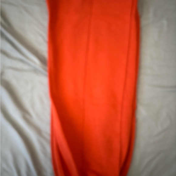 Nike Kids Bright Orange Jogger Sweatpants with White Swoosh - Picture 4 of 6